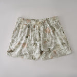 Buddha Stones Summer Casual Drawstring Abstract Maple Leaf Women's Shorts With Pocket