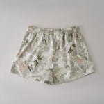 Buddha Stones Summer Casual Drawstring Abstract Maple Leaf Women's Shorts With Pocket