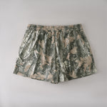 Buddha Stones Summer Casual Drawstring Abstract Maple Leaf Women's Shorts With Pocket