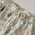 Buddha Stones Summer Casual Drawstring Abstract Maple Leaf Women's Shorts With Pocket
