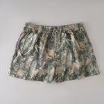 Buddha Stones Summer Casual Drawstring Abstract Maple Leaf Women's Shorts With Pocket