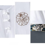 Buddha Stones Summer Casual Frog Button Flower Embroidery Men's Short Sleeve Shirts