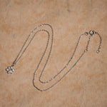 Buddha Stones 925 Sterling Silver Cat Paw Blessing Necklace