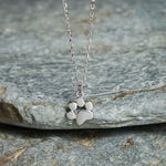 Buddha Stones 925 Sterling Silver Cat Paw Blessing Necklace