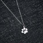 Buddha Stones 925 Sterling Silver Cat Paw Blessing Necklace