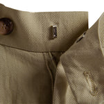 Buddha Stones Summer Casual Classic Zipper Button Solid Bermuda Shorts Men's With Pockets