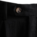 Buddha Stones Summer Casual Classic Zipper Button Solid Bermuda Shorts Men's With Pockets