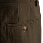 Buddha Stones Summer Casual Classic Zipper Button Solid Bermuda Shorts Men's With Pockets