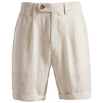 Buddha Stones Summer Casual Classic Zipper Button Solid Bermuda Shorts Men's With Pockets