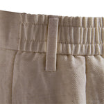 Buddha Stones Summer Casual Classic Zipper Button Solid Bermuda Shorts Men's With Pockets
