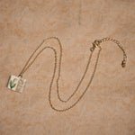 FREE Today: Healing and Luck Copper Birth Flower Strengthen Book Design Pendant Necklace
