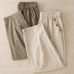 Buddha Stones Spring Summer Casual Decorative Buttons Solid Cropped Pants Women's Harem Pants With Pocket