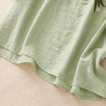 Buddha Stones Summer Boho Embroidery Floral Women's Short Sleeve Shirt