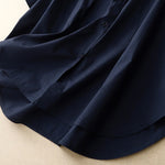 Buddha Stones Spring Summer Boho Embroidery Floral Women's Short Sleeve Shirt