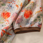 Buddha Stones Summer Vintage Crew Neck Floral Print Women's Short Sleeve T-Shirts
