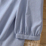 Buddha Stones Spring Button-Up Gingham Women's Long Sleeve Shirts