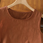 Buddha Stones Summer Casual Side Slit Flower Women's Sleeveless T-Shirts Tank Top