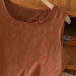 Buddha Stones Summer Casual Side Slit Flower Women's Sleeveless T-Shirts Tank Top