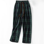 Buddha Stones Spring Casual Drawstring Plaid Pattern Elastic Waist Cropped Women's Harem Pants With Pockets