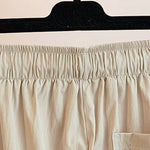 Buddha Stones Spring Summer Casual Drawstring Solid Cropped Women's Wide Leg Pants With Pockets