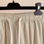 Buddha Stones Spring Summer Casual Drawstring Solid Cropped Women's Wide Leg Pants With Pockets
