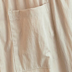 Buddha Stones Spring Summer Casual Drawstring Solid Cropped Women's Wide Leg Pants With Pockets