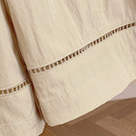 Buddha Stones Spring Summer Casual Drawstring Solid Cropped Women's Wide Leg Pants With Pockets
