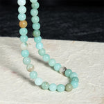 Buddha Stones Natural Amazonite Bead Balance Necklace