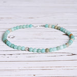 Buddha Stones Natural Amazonite Bead Balance Necklace
