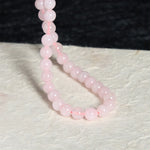 Buddha Stones Natural Rose Quartz Bead Peace Necklace