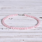 Buddha Stones Natural Rose Quartz Bead Peace Necklace