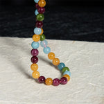 Buddha Stones Natural Tourmaline Bead Wisdom Necklace