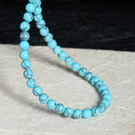 Buddha Stones Natural Turquoise Bead Strength Necklace
