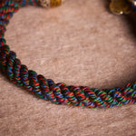 Buddha Stones Fu Character Swastika Om Mani Padme Hum Braided Rope Luck Bracelet