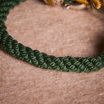 Buddha Stones Fu Character Swastika Om Mani Padme Hum Braided Rope Luck Bracelet