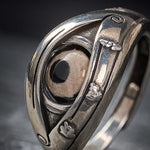 FREE Today: Blessing and Power Copper Dzi Beads Evil Eye Adjustable Ring