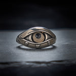 FREE Today: Blessing and Power Copper Dzi Beads Evil Eye Adjustable Ring
