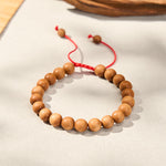 Buddha Stones Sandalwood grounding Tibetan Sandalwood Beads Wrist Mala