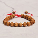 Buddha Stones Sandalwood grounding Tibetan Sandalwood Beads Wrist Mala