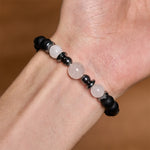 Buddha Stones Hematite Black Beads Support Bracelet