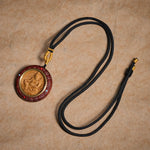 Buddha Stones Small Leaf Red Sandalwood Ebony Wood Yellow Jambhala Bodhisattva Green Tara Protection Necklace Pendant