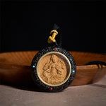 Buddha Stones Small Leaf Red Sandalwood Ebony Wood Yellow Jambhala Bodhisattva Green Tara Protection Necklace Pendant
