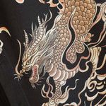 Buddha Stones Summer Dragon Pattern Buttons Up Men's Short Sleeve Shirts