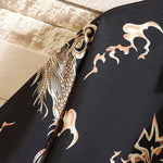 Buddha Stones Summer Dragon Pattern Buttons Up Men's Short Sleeve Shirts