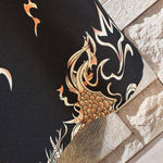Buddha Stones Summer Dragon Pattern Buttons Up Men's Short Sleeve Shirts