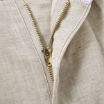 Buddha Stones Summer Casual Button Zipper Design Solid Front Pleats Men's Shorts With Pockets