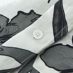 Buddha Stones Summer Casual Button-Up Floral Men's Shirts With Patch Pocket