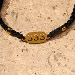 Buddha Stones Angel Numbers Red Black Braided String Connection Bracelet