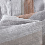 Buddha Stones Summer Vintage Mandarin Collar Button Up Striped Linen Men's Shirts With Patch Pocket