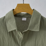 Buddha Stones Summer Casual Minimalist Button-Up Solid Men's Sleeveless Shirts